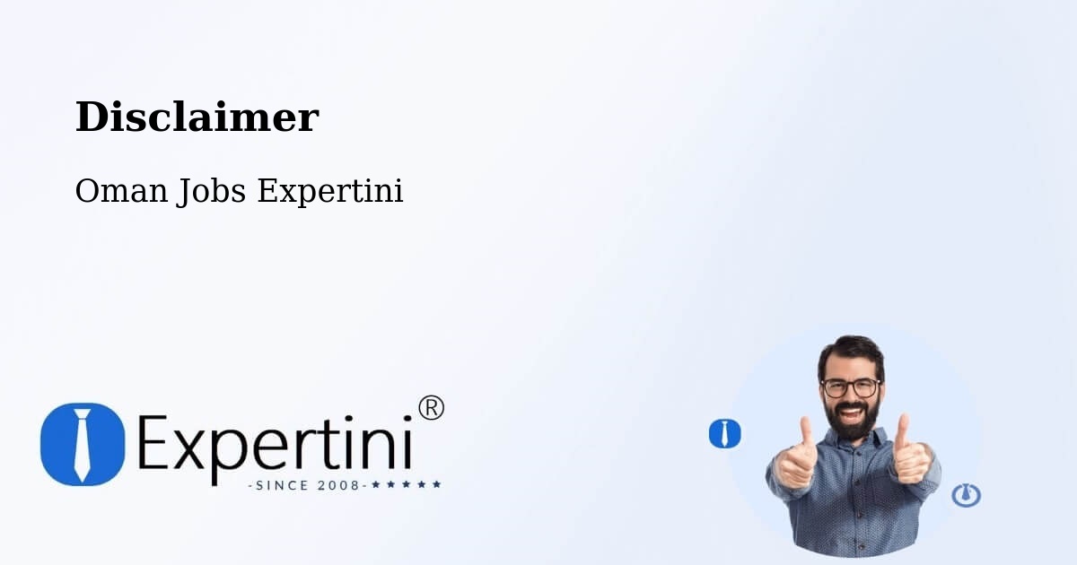 Disclaimer – Al Buraymī - Oman Jobs Expertini
